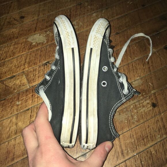 Converse black size 1 low top boat shoes - Picture 6 of 6